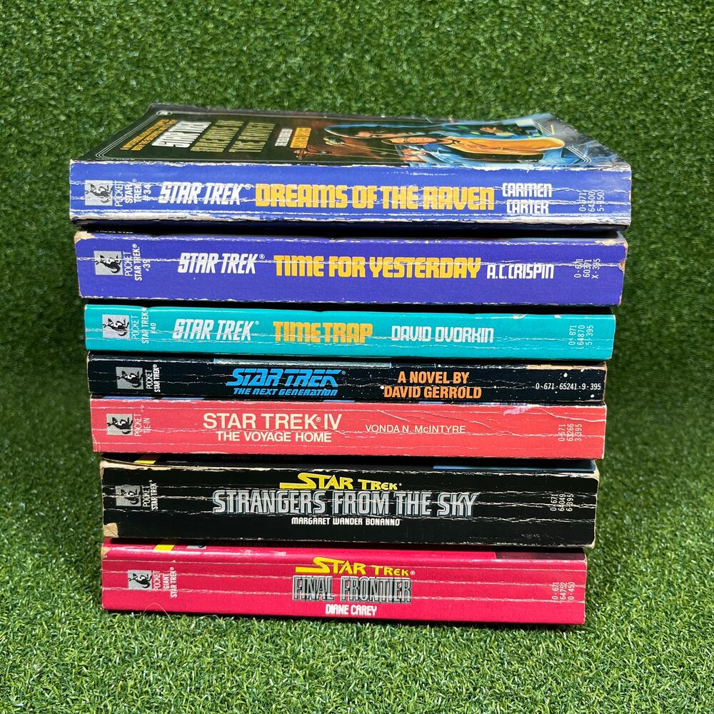 Star Trek Lot of 7 Vintage Paperback Books